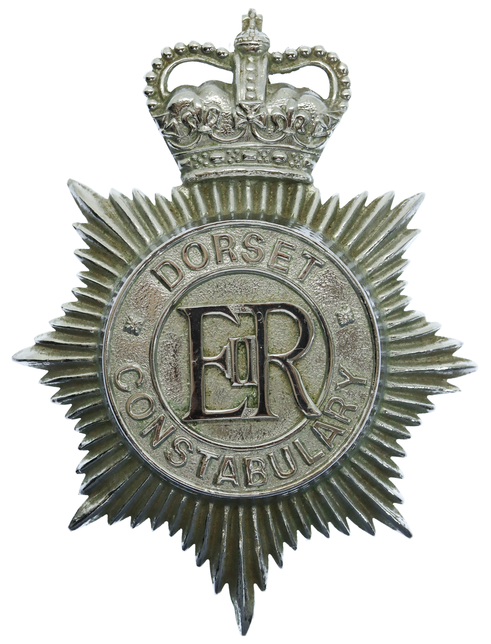 Dorset Constabulary Helmet Plate - Queen's Crown