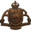 Australian Adelaide University Regiment Hat Badge - King's Crown