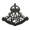 Royal Australian Artillery Collar Badge - King's Crown