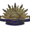 WW1 Australian Commonwealth Military Forces Sterling Silver & Enamel Sweetheart Brooch