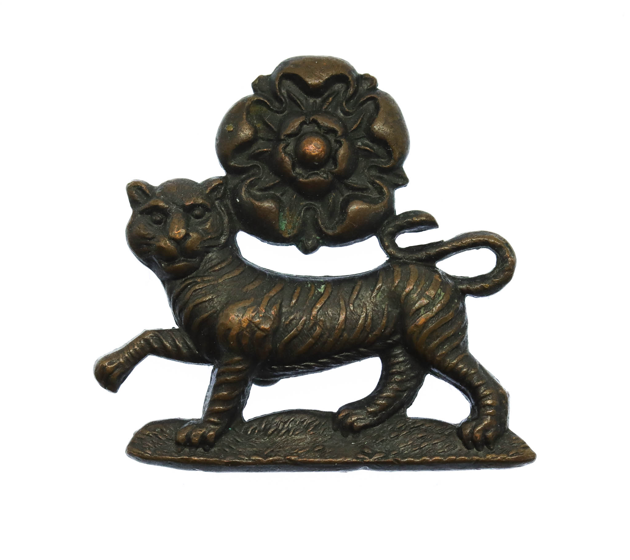 York & Lancaster Regiment Officer's Service Dress Collar Badge 