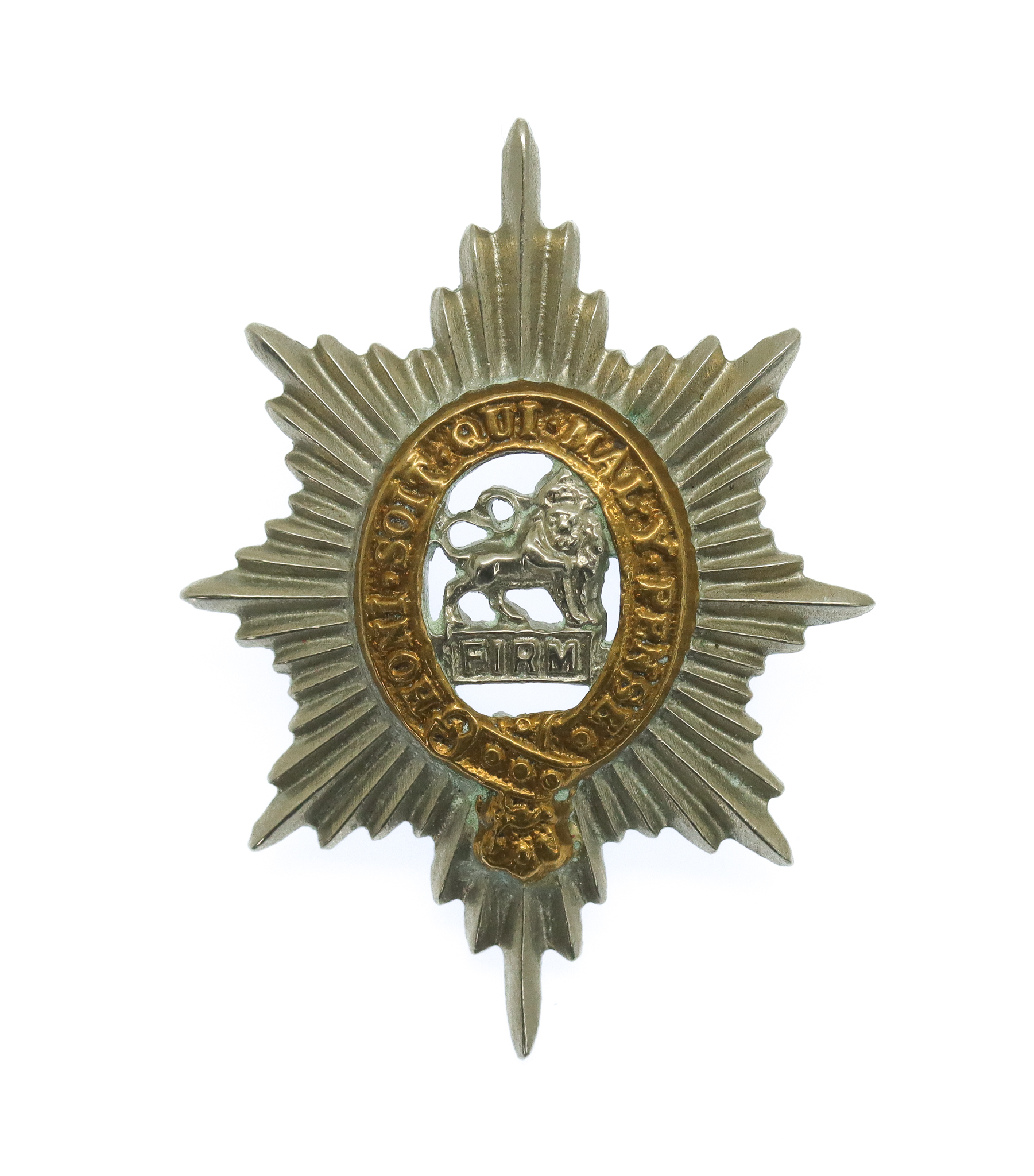 Worcestershire Regiment Bi-Metal Collar Badge
