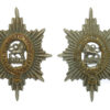 Pair of Worcestershire Regiment Bi-Metal Collar Badges