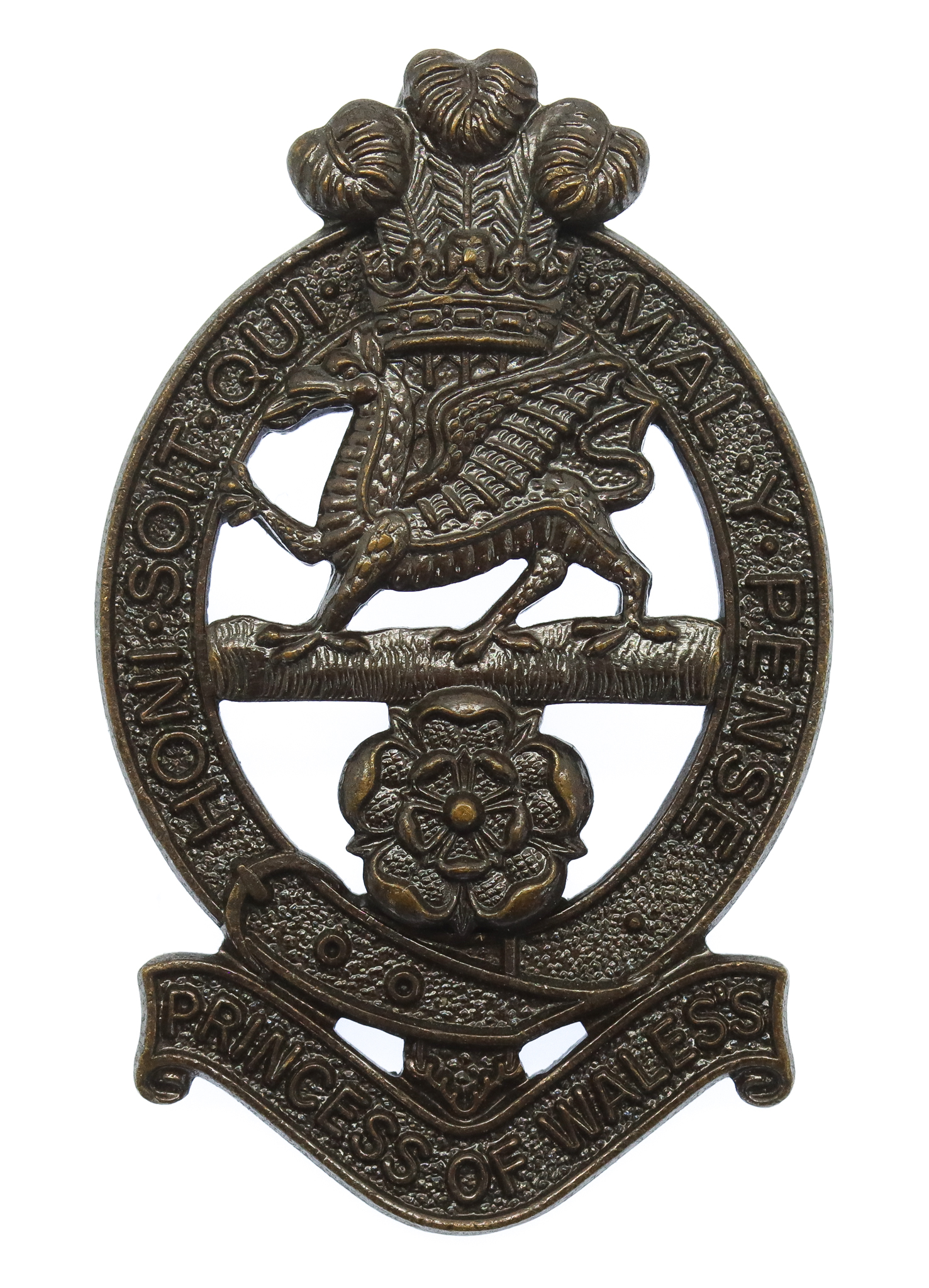 Princess of Wales's Royal Regiment Cap Badge
