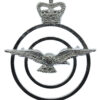 Royal Air Force (R.A.F.) Chaplain's Assistant Cap Badge - Queen's Crown