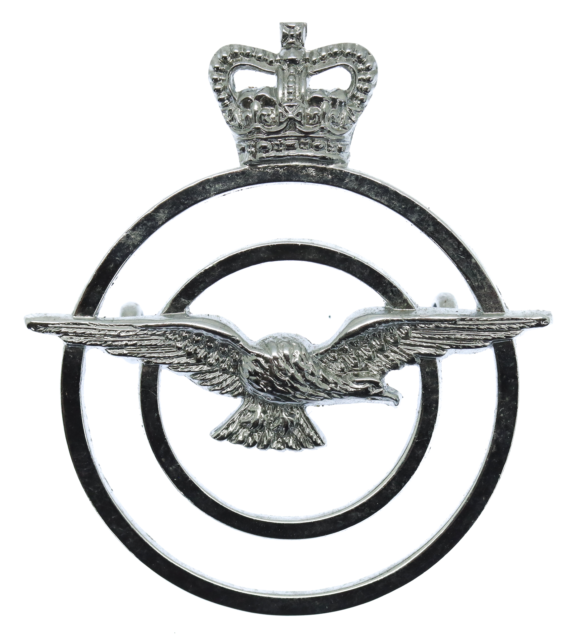 Royal Air Force (R.A.F.) Chaplain's Assistant Cap Badge - Queen's Crown