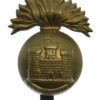 Royal Inniskilling Fusiliers WW1 All Brass Economy Cap Badge