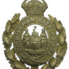Birmingham City Police Wreath Helmet Plate - King's Crown