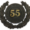 County Borough of Barrow-in-Furness Police Black Wreath Helmet Plate (55)