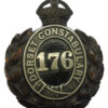 Dorset Constabulary Wreath Helmet Plate - King's Crown