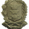 Victorian Hull City Police White Metal Helmet Plate