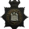 East Suffolk Police Night Helmet Plate - King's Crown