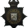 Grimsby Borough Police Night Helmet Plate - King's Crown