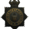 Stoke-on-Trent City Police Night Helmet Plate - King's Crown