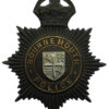 Bournemouth Borough Police Night Helmet Plate - King's Crown