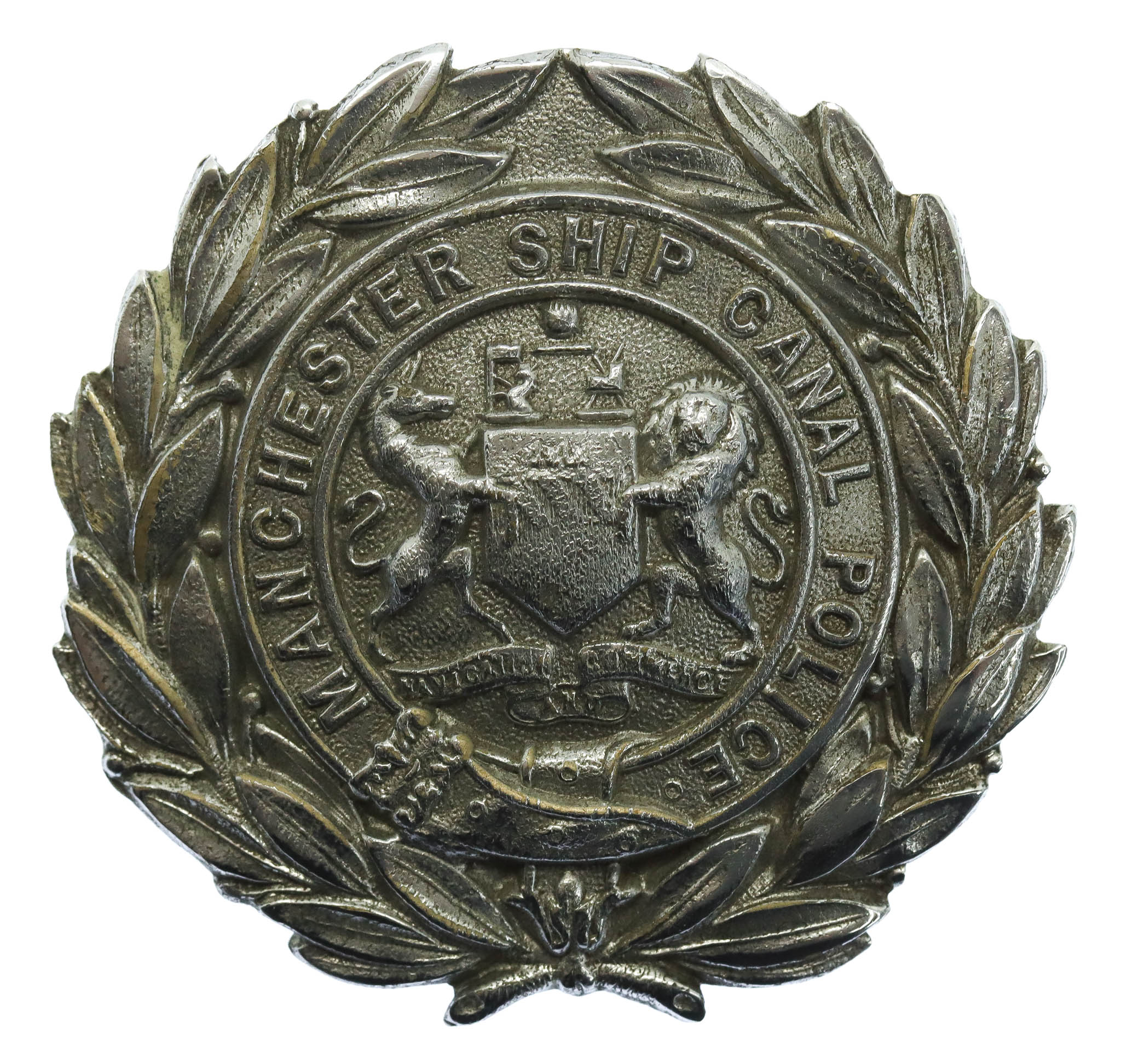 Manchester Ship Canal Police Helmet Plate/ Cap Badge