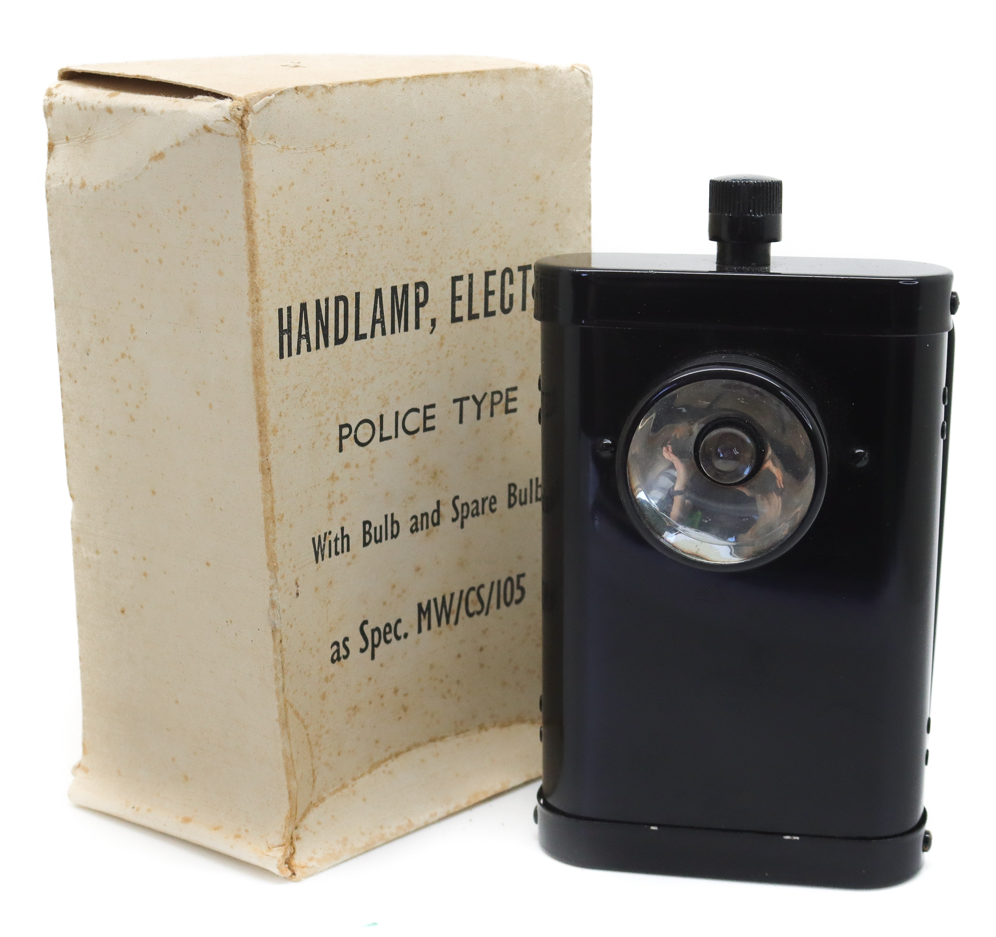 1950's Police Electric Hand Lamp with Box 