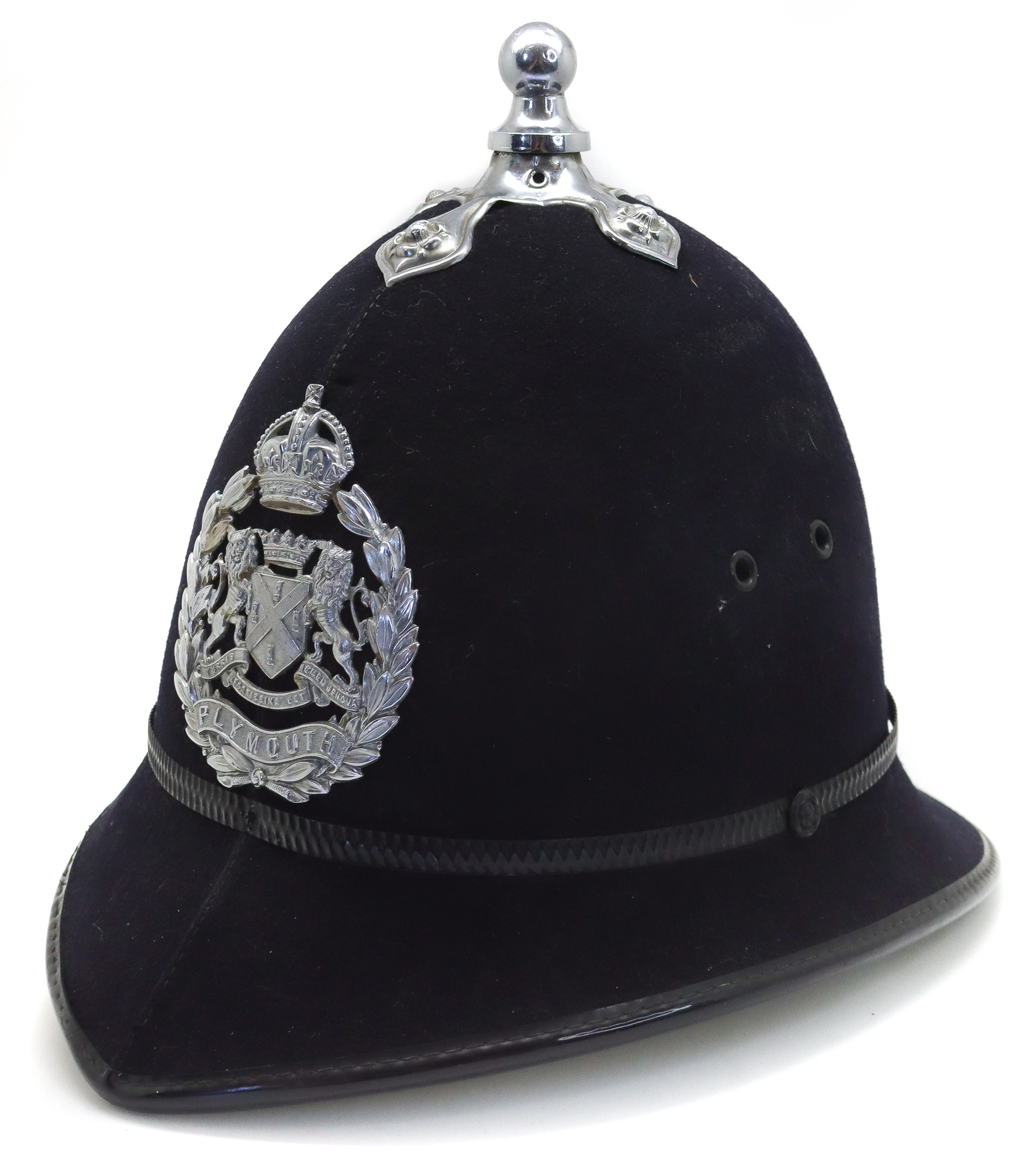 Plymouth City Police Ball Top Helmet 