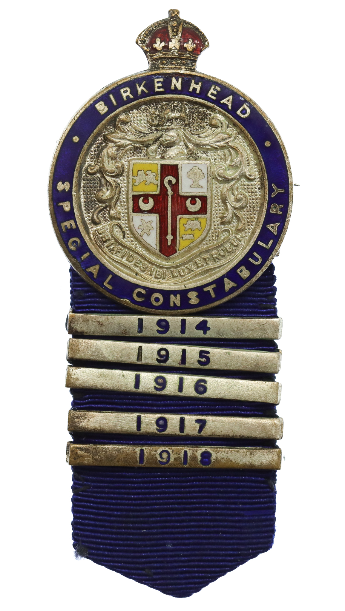 WW1 Birkenhead Special Constabulary Lapel Badge