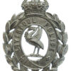 Liverpool City Police Chrome Wreath Helmet Plate - King's Crown