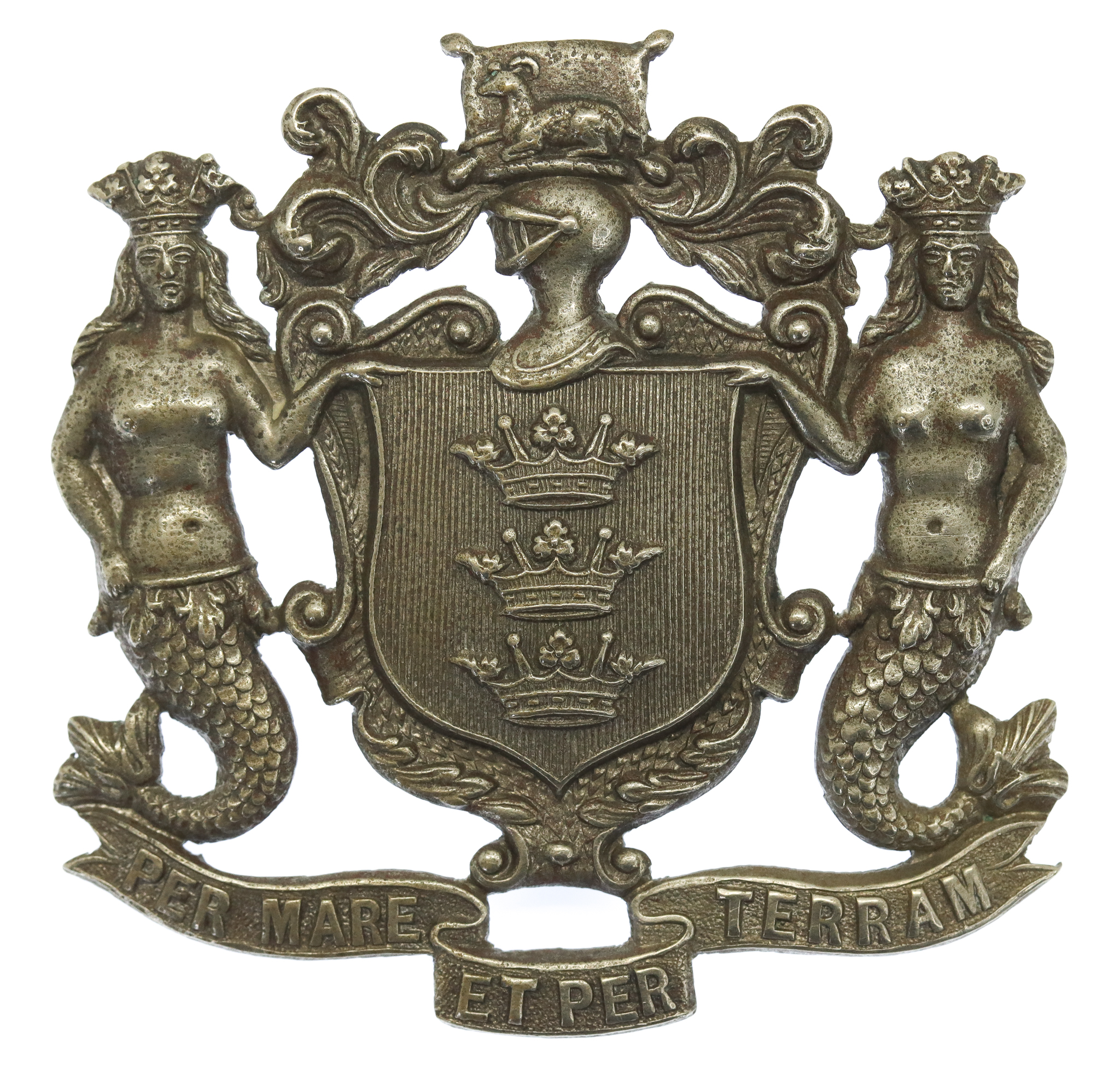 Boston Borough Police Helmet Plate
