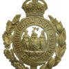 Birmingham City Police Wreath Helmet Plate - King's Crown