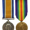 WW1 British War & Victory Medal Pair - Pte. J.T. Blair, 1st Bn. East Lancashire Regiment - K.I.A. 18/10/16