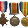 WW1 1914-15 Star Medal Trio - Cpl. A. Rolfe, 7th Bn. Wiltshire Regiment