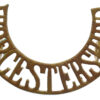 Worcestershire Regiment (WORCESTERSHIRE) Shoulder Title