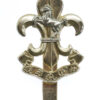 The King's Regiment Anodised (Staybrite) Cap Badge