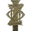 13th/18th Royal Hussars Anodised (Staybrite) Cap Badge - Queen's Crown