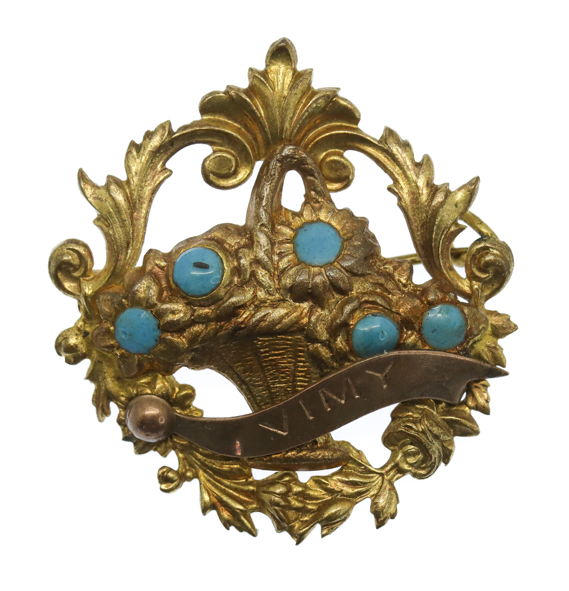 WW1 Battle of Vimy Ridge Sweetheart Brooch