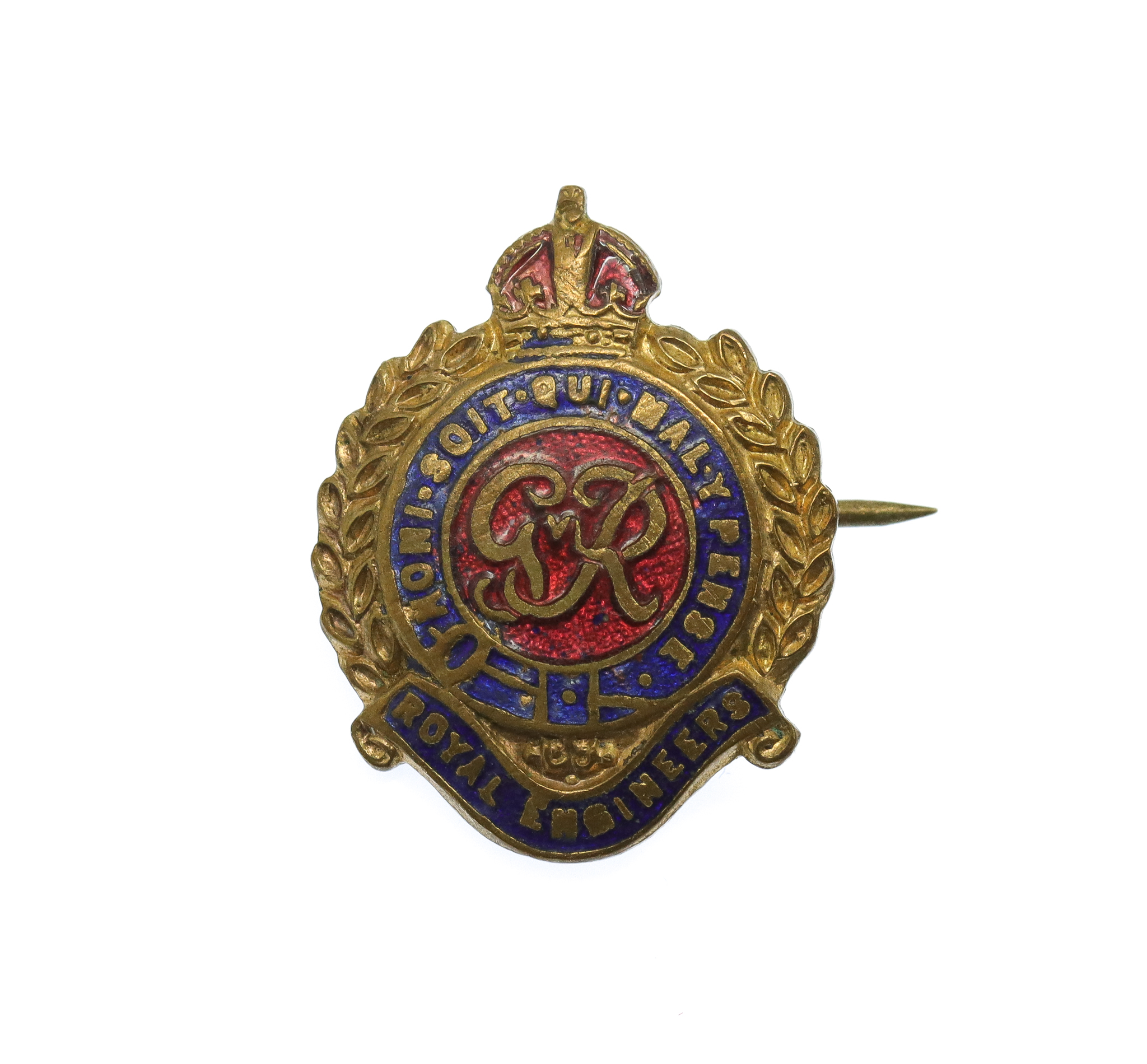 George VI Royal Engineers Sweetheart Brooch