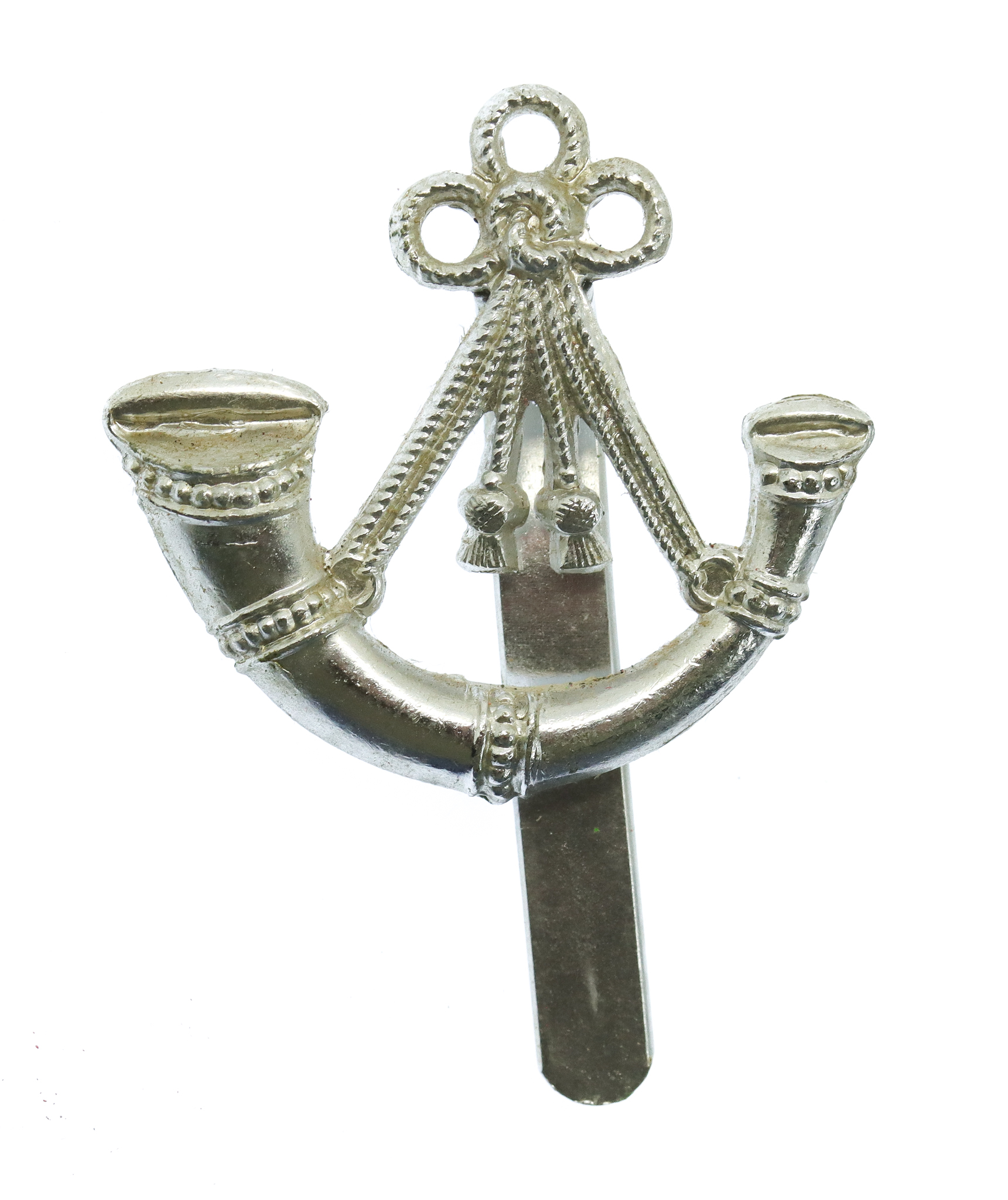 Oxfordshire & Buckinghamshire Light Infantry Anodised (Staybrite) Cap/Beret Badge