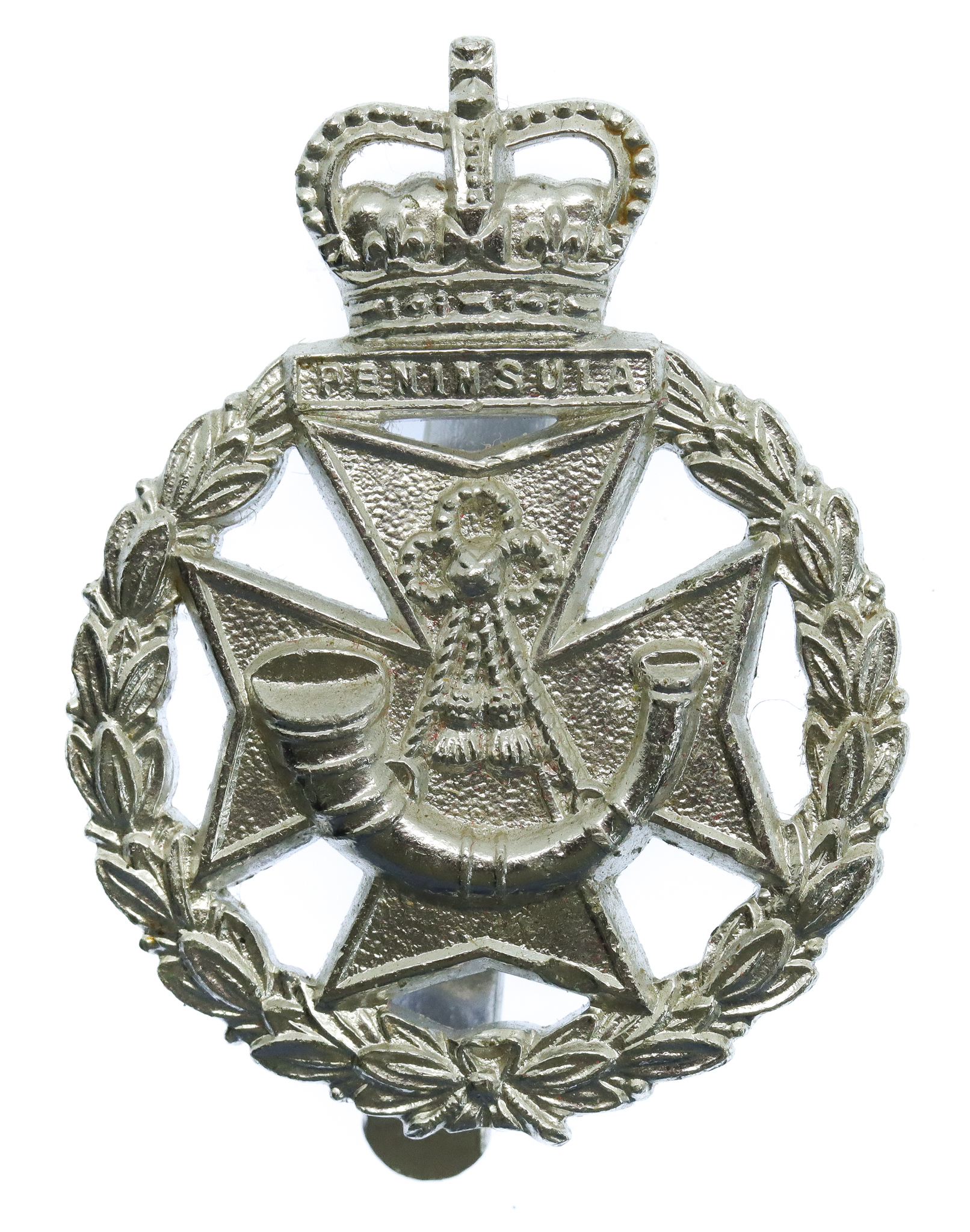 Green Jackets Brigade Anodised (Staybrite) Cap Badge