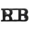 Rifle Brigade (R.B.) Shoulder Title