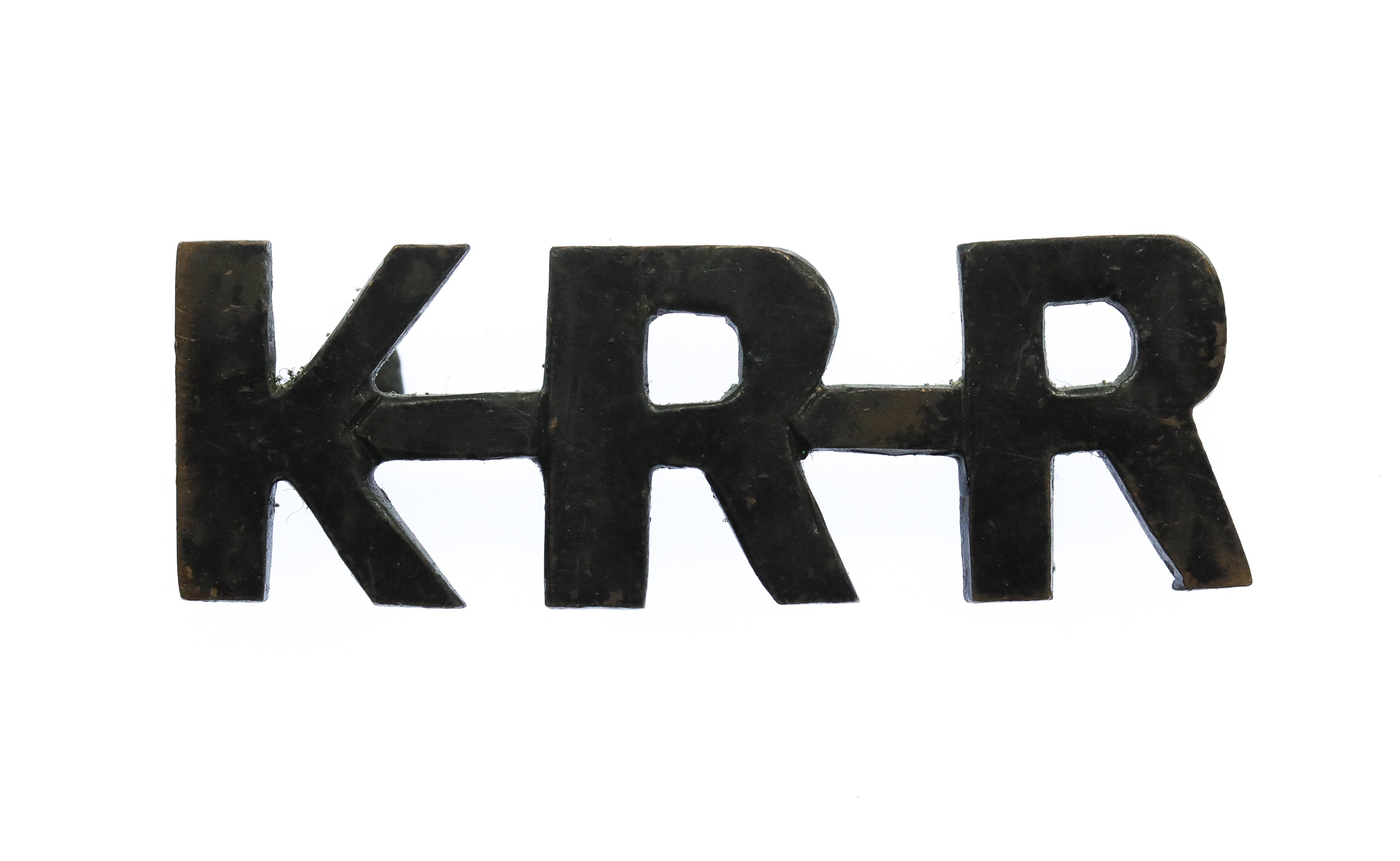 King's Royal Rifle Corps (K.R.R.) Shoulder Title