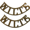 Pair of Wiltshire Regiment (WILTS) Shoulder Titles
