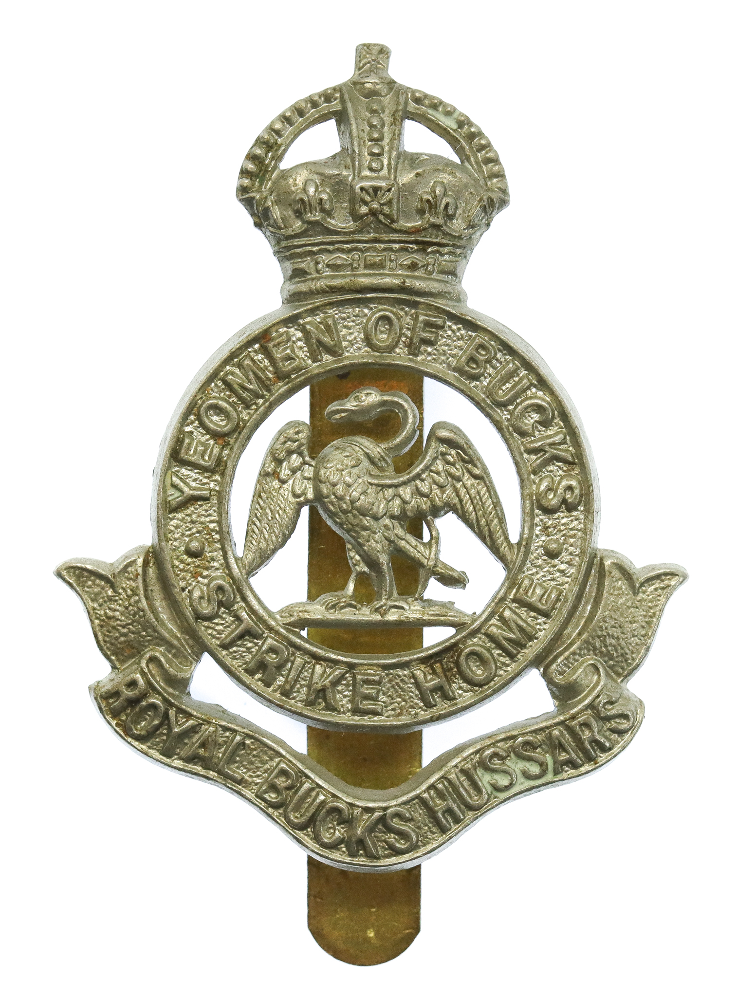 Royal Buckinghamshire Hussars Cap Badge - King's Crown