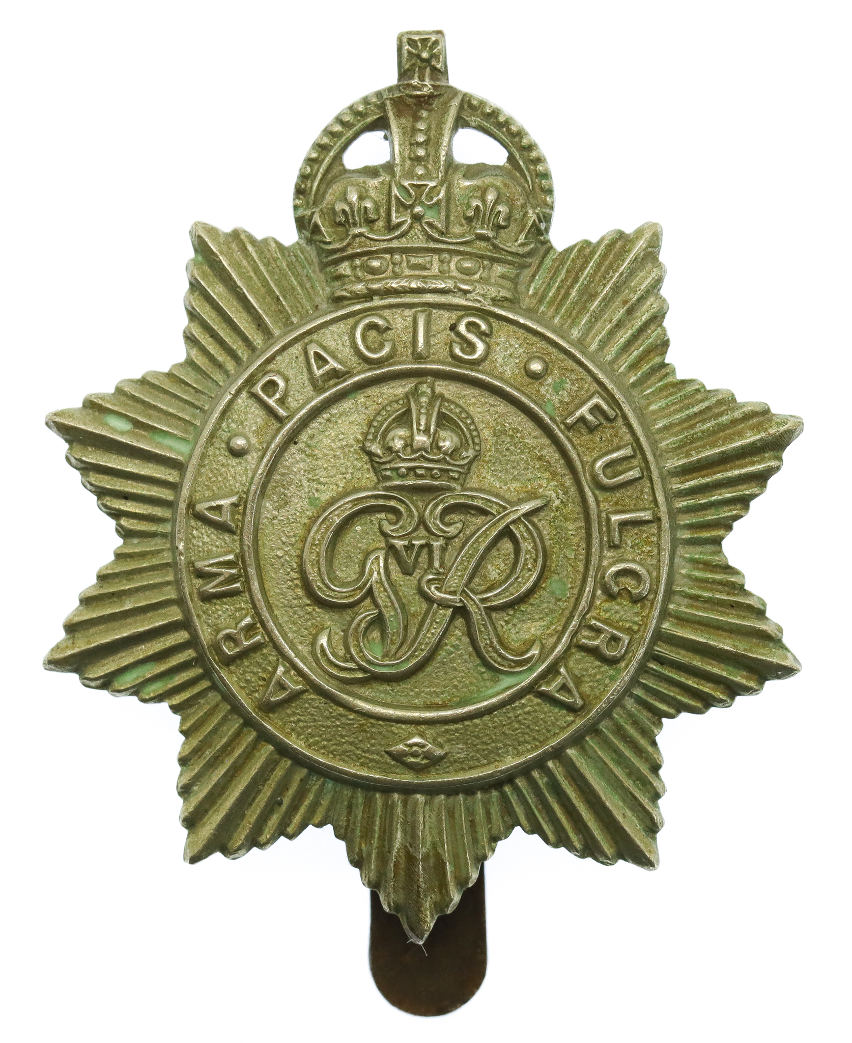 George VI North Somerset Yeomanry Cap Badge (Non Voided Centre)