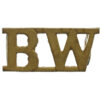 Black Watch Royal Highlanders (B.W.) Shoulder Title