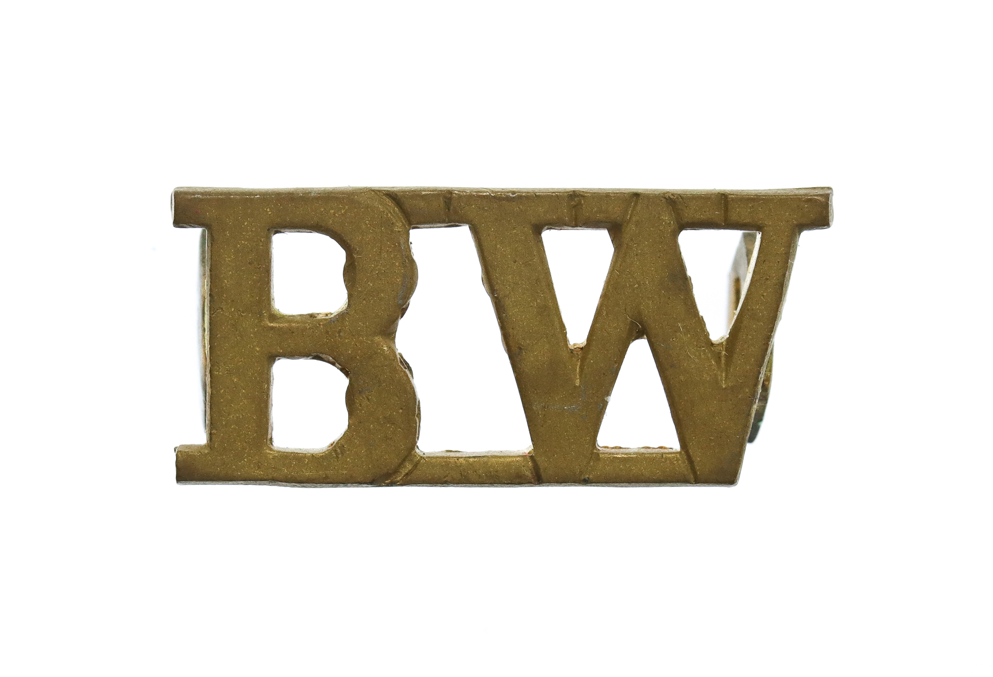 Black Watch Royal Highlanders (B.W.) Shoulder Title