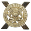 Lowland Brigade Officer's Silvered Glengarry Badge