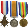 WW1 1914 Mons Star Medal Trio - Cpl. J. Higham, Royal Artillery