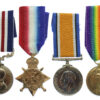 WW1 Military Medal, 1914 Mons Star, British War & Victory Medal Group of Four - Cpl. J. Sheppard, Rifle Brigade - Wounded