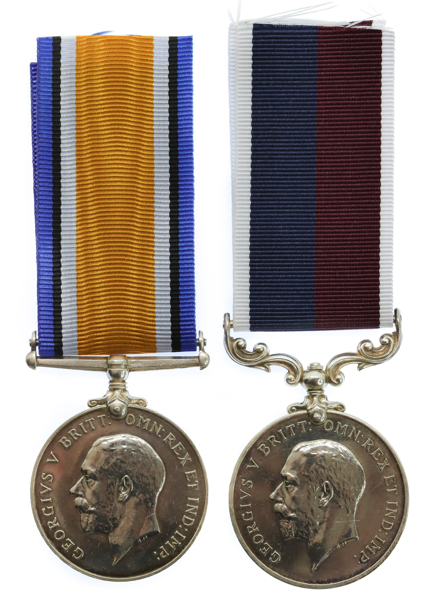 WW1 British War Medal and George V RAF Long Service & Good Conduct Medal Pair - SM1. G.H. West, Royal Air Force