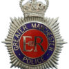 Greater Manchester Police Enamelled Helmet Plate - Queen's Crown