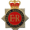 Greater Manchester Police Enamelled Star Cap Badge - Queen's Crown