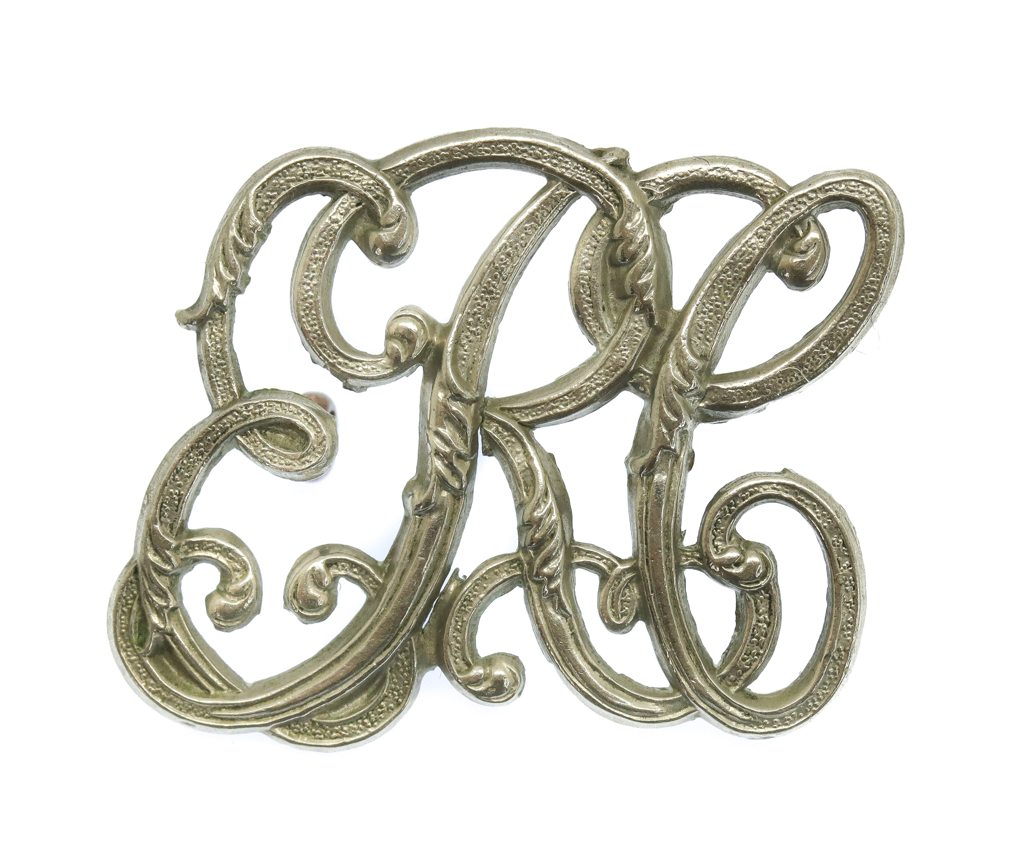 East Riding Constabulary White Metal Cap/Collar Badge