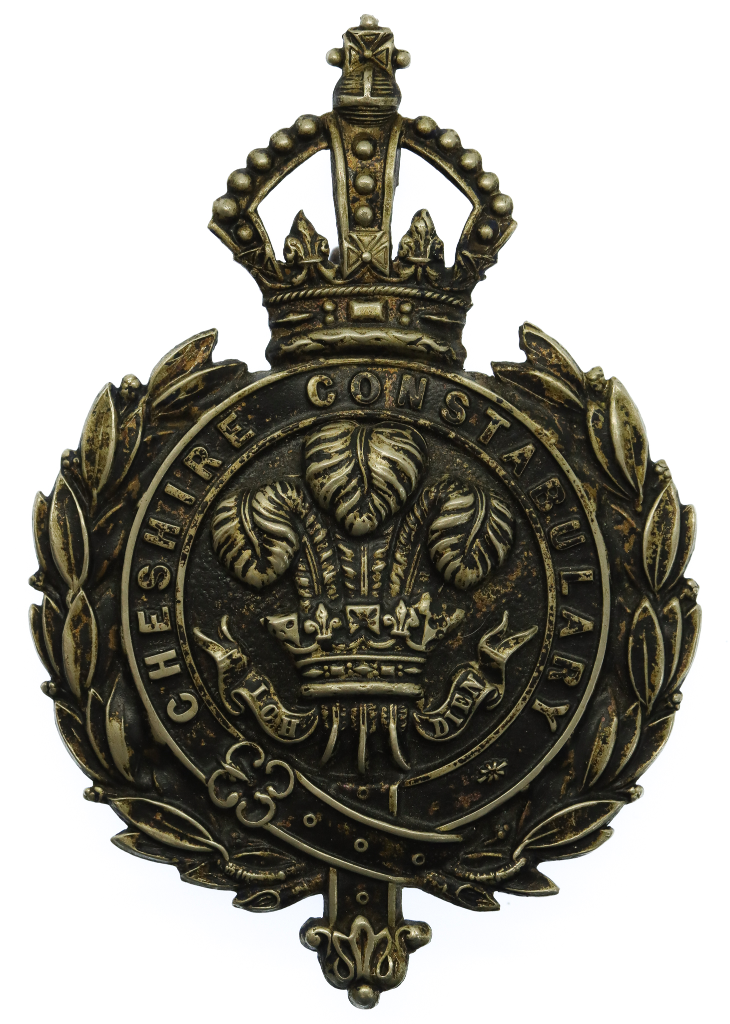 Victorian Cheshire Constabulary Helmet Plate